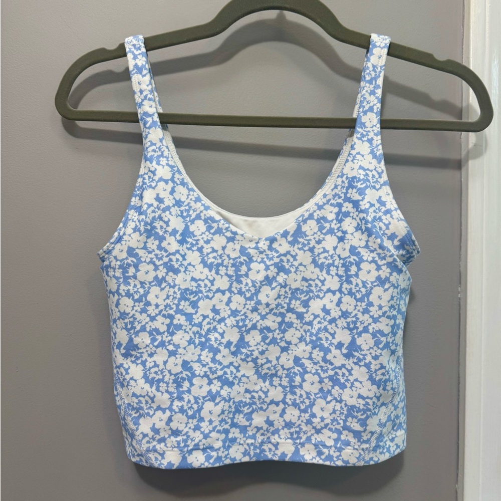 Gilly Hicks Athletic Women’s cropped Floral Blue top
